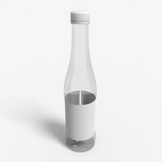 Bottles Plastic Product Label Dieline 500940